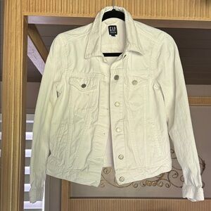 GAP Women's Cream Jean Jacket
